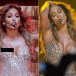 Jennifer Lopez suffered a major wardrobe malfunction