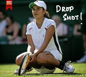 Sania Mirza Oops Moments On Tennis Court