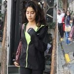 Sridevi’s daughter Jhanvi Kapoor seen with boyfriend Shikhar Pahariya on a lunch date