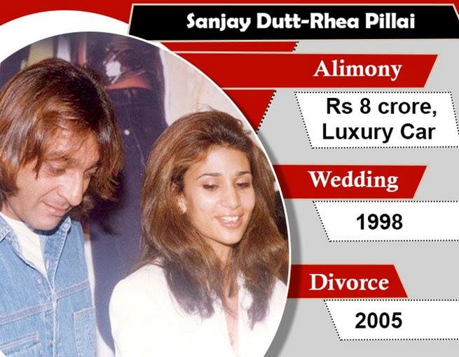 sanjay dutt rhea pillai divorce