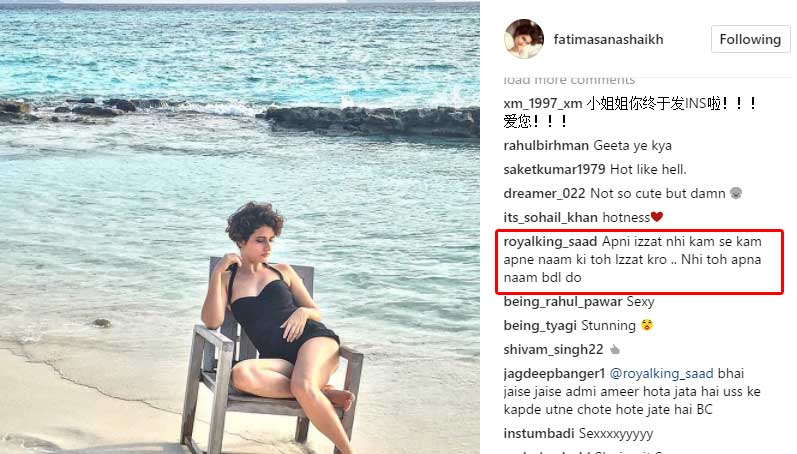 Fatima Sana Shaikh Troll