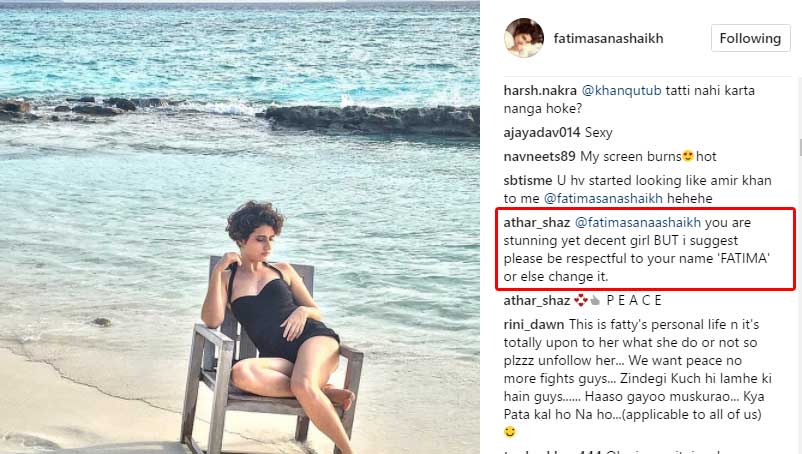 Fatima Sana Shaikh Troll