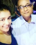 Mishti Chakravarty with father