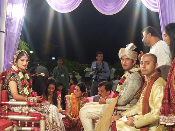 Cheteshwar Pujara and Pooja Pabari Wedding Picture