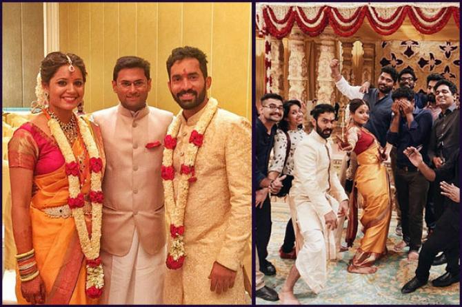 Dinesh Karthik and Dipika Pallikal Wedding Picture