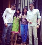 Ritika Sajdeh with her family