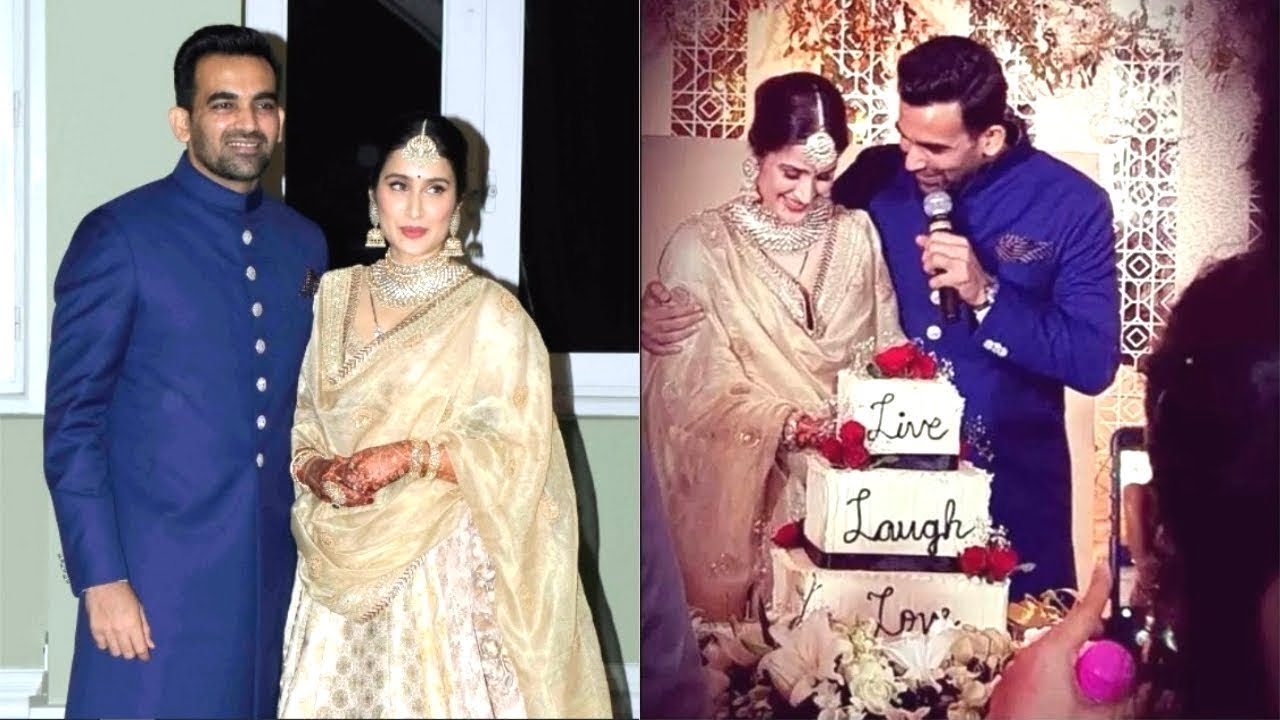 Sagarika Ghatge Zaheer Khan Wedding Picture