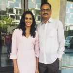PV Sindhu with father