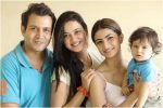 Shweta tiwari with family
