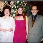 tina bedi with parents