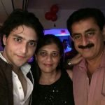 Kinshuk Vaidya with Parents