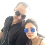 Vidya Malavade with husband Sanjay Dayma