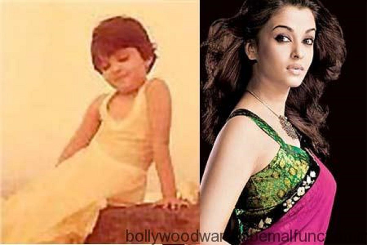 Aishwarya Rai Childhood Picture