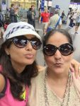 Hina Khan with her mother