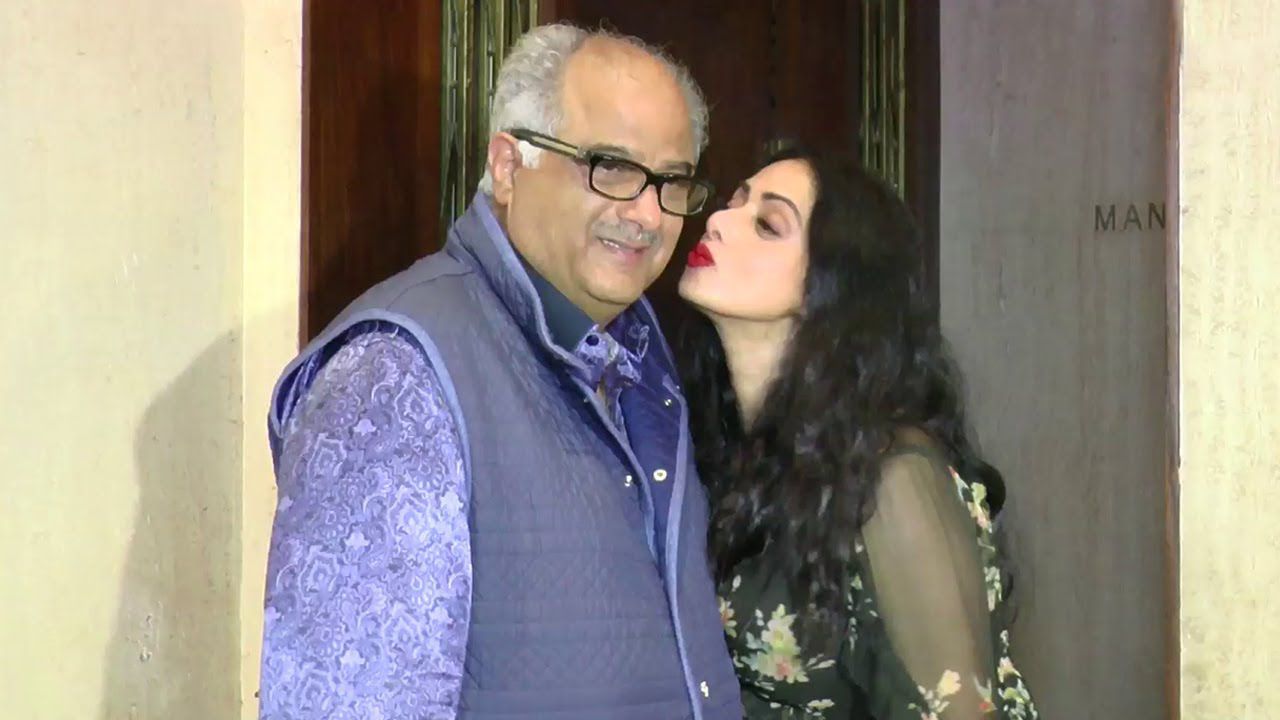 Sridevi and Boney Kapoor