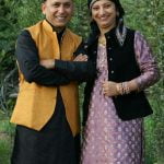 Suresh K Sharma with wife