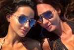 Larissa Bonesi with mother Renata Bonesi