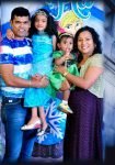 Siddharth Jadhav and Trupti Akkalwar with their daughters