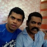 Siddharth Jadhav with his father Ramchandra Jadhav