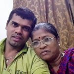 Siddharth Jadhav with his mother Mandakini Jadhav