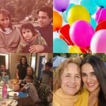 Tara Sharma Saluja with her parents