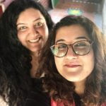 Jasleen Bhalla with her sister Namrata Bhalla