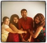 Kamna Pathak with her siblings