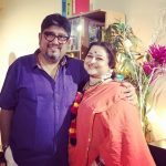 Supriya Shukla with her husband haril shukla