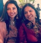 Miheeka Bajaj With Her mother Bunty Bajaj