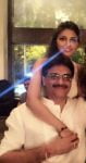 Miheeka Bajaj with father Suresh Bajaj