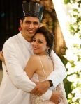 Nauheed Cyrusi with her husband Rustom Contractor
