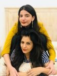Shazia Ilmi with her niece Aqsa Ilmi