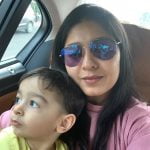 Sunidhi Chauhan with her Son Tegh Sonik