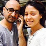 Sunidhi Chauhan with her husband Hitesh Sonik