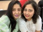 Sunidhi Chauhan with her sister Suneha Chauhan
