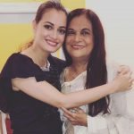 Dia Mirza with mother Deepa Mirza