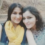 Sheen Dass with her sister Swati Dass