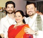 Neil Nitin Mukesh with his Parents