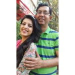 Amrita Prakash with father Prakash Bakshi