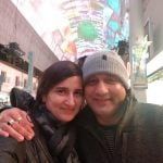 Deepika Kaliraman Choudhary with husband