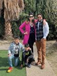Sonika Kaliraman with husband Siddharth Malik and children