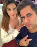 Karishma Kotak with brother Sunny Kotak