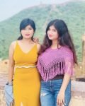 Neha Singh with sister Nidhi