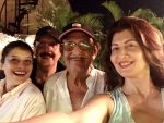 Sangeeta Bijlani with father brother and sister in law