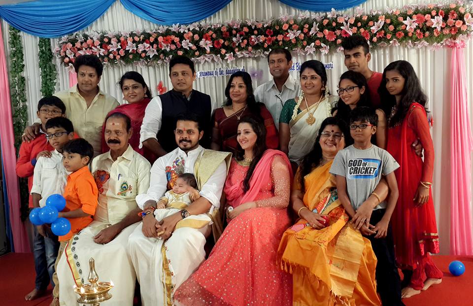 S. Sreesanth family picture