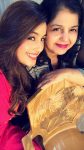 Srishty Rode with mother Sadhna Rode