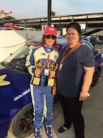 Alisha Abdullah with mother Wendy Abdullah