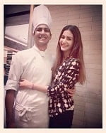 Amyra Dastur with brother Jehangir Dastur