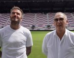 David Beckham with father Ted Beckham