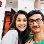 Disha Patani with brother Suryansh Patani